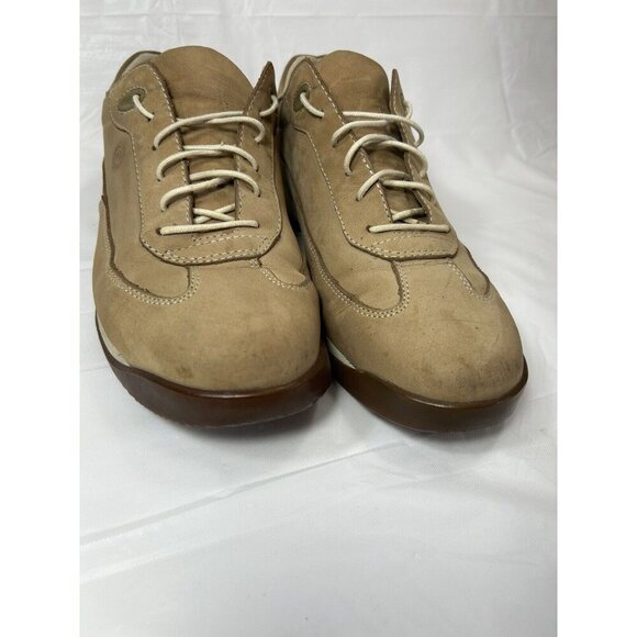 Rockport women’s Size 10 Comfort Walking Leather Tan Shoes Lace Up - Picture 5 of 9